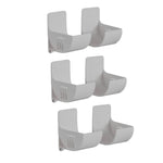 porte objets mural blanc réutilisable adhésif moderne minimaliste stockage rangement sacs petits objets