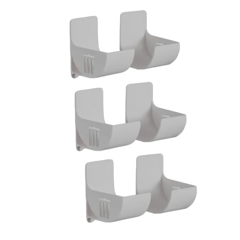 porte objets mural blanc réutilisable adhésif moderne minimaliste stockage rangement sacs petits objets