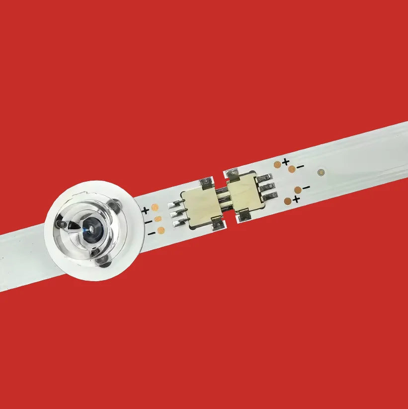 bande led blanc moderne adhésive connecteur électrique 812mm lisse opaques