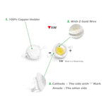 ampoules led 10 pièces blanc chaud froid rouge vert bleu jaune croissance full spectrum
