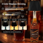 lampe bouteille vin noir tactile led sans fil moderne chambre table