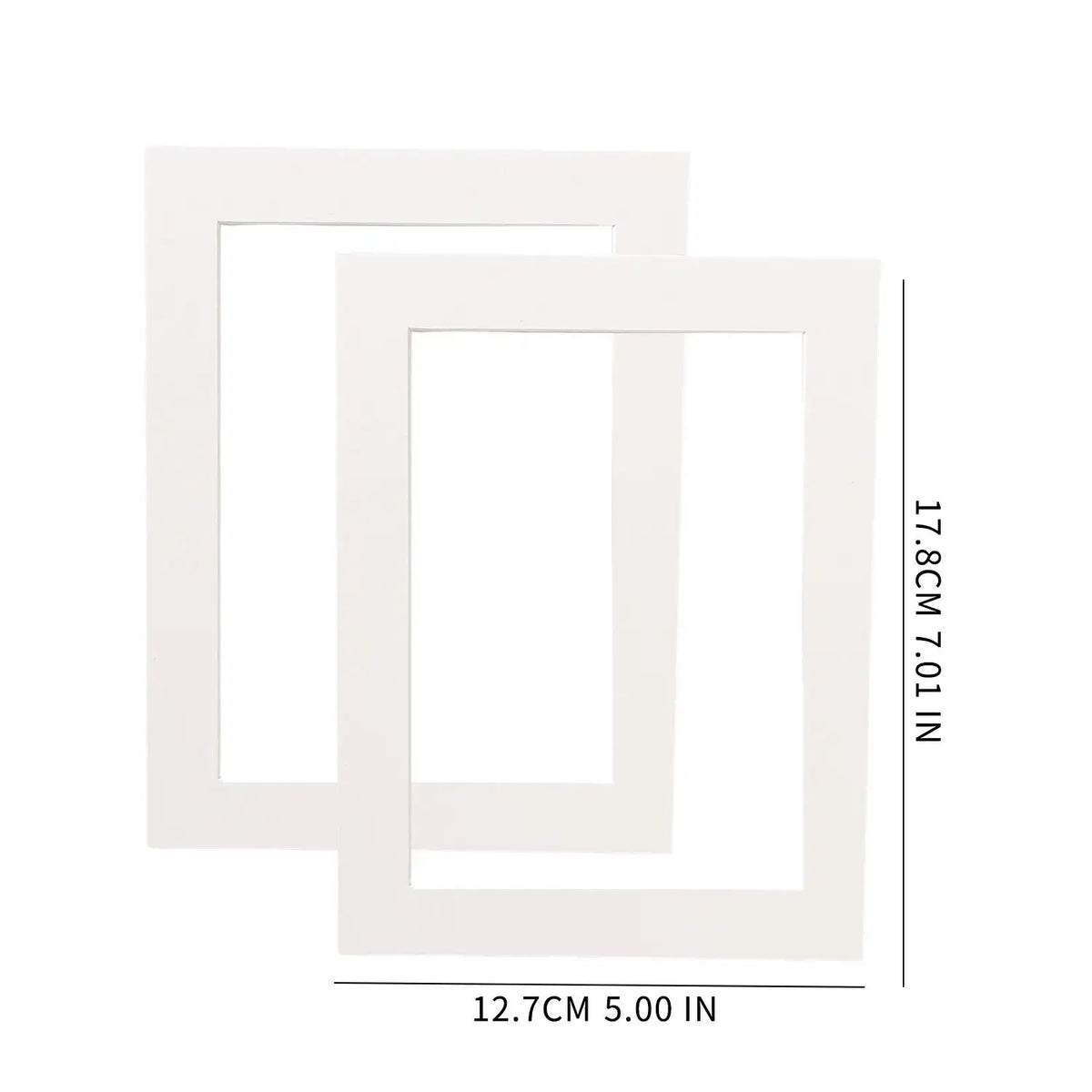 passe partout rectangulaire blanc papier cadre photo décoration intérieure œuvre d'art classique
