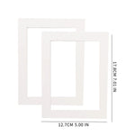 passe partout rectangulaire blanc papier cadre photo décoration intérieure œuvre d'art classique