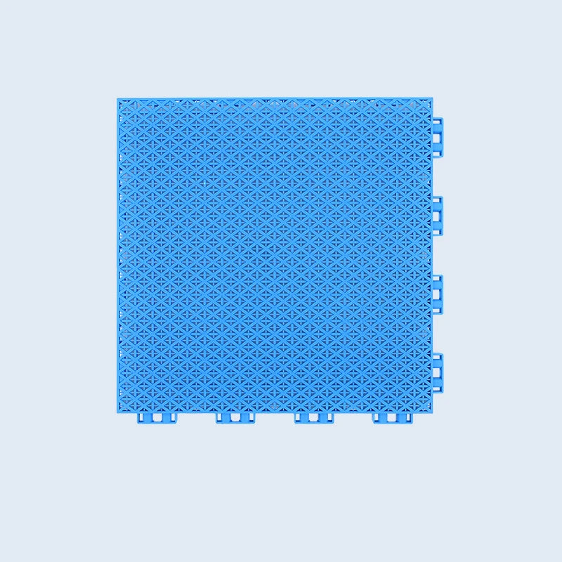 Terrain basket bleu rouge vert moderne carreaux antidérapants PVC sol sportifs adhésifs