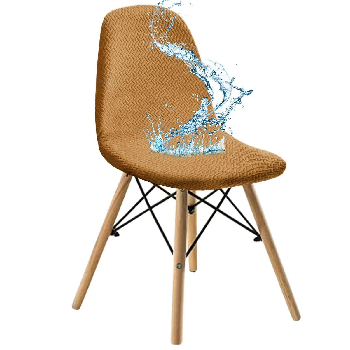 housse chaise jacquard elasthanne polyester moderne vert beige bleu marine noir gris marronpaque minimaliste