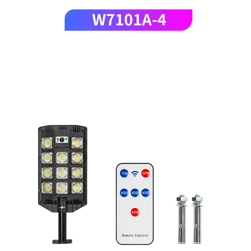 lampe solaire led moderne noire ip66 recharge solaire télécommandeextérieur pi