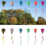 ballon air chaud multicolore rayures paillettes nuages clips décoratif moderne six motifs
