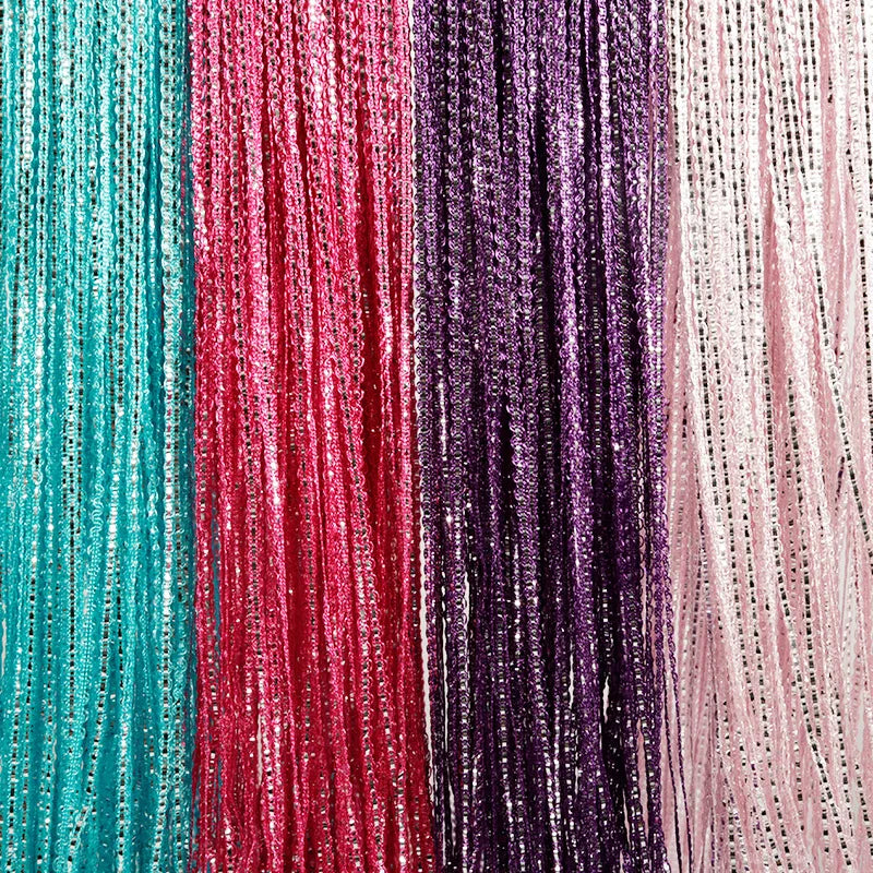 rideau chaîne moderne opacité champagne noir bleu rose rouge chambre