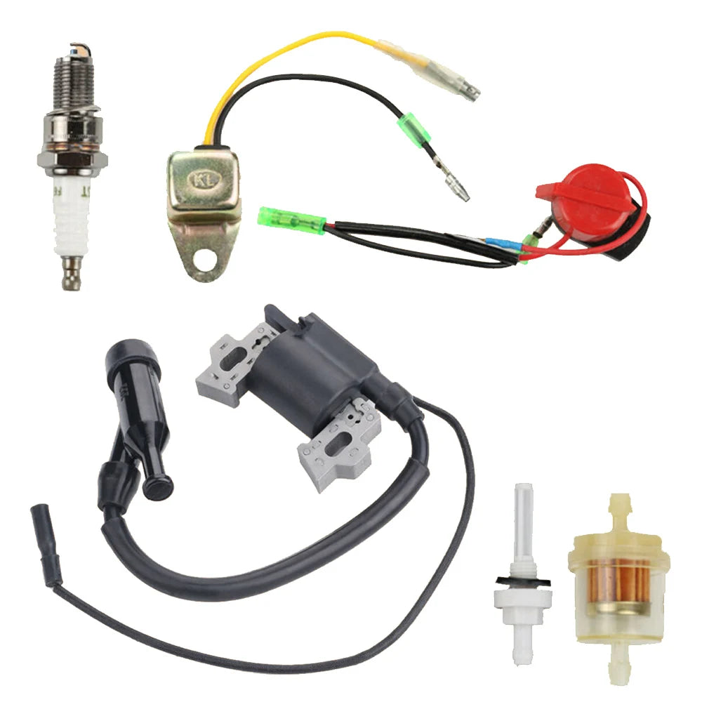 pièces détachées moteur thermique kit allumage bougie filtre carburant bobine coupe circuitHondaGX200GX120GX110GX140GX160