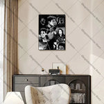 affiche murale MJ pop art photo noir blanc decoration maison 30x40cm erotique minimaliste