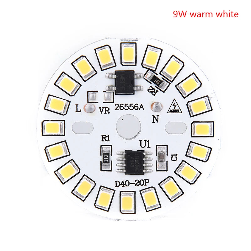 plaque led circulaire diodes blanc modernes technologie 28mm 35mm 40mm 44mm 48mm