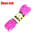 ruban tissé ondulé orange jaune vert blanc rose noir bleu gris moderne 15mètres