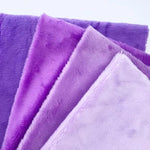 tissu velours doux violet rose blanc moderne confortable peluche respirant bricolage artisanat décoration