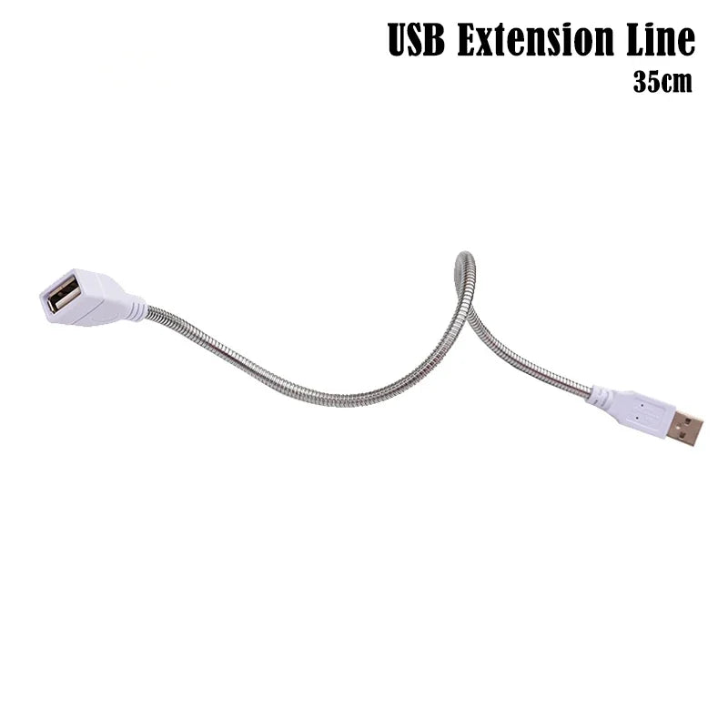 lampe led flexible couleurs multiples usb alimentée moderne clips fixation interrupteur