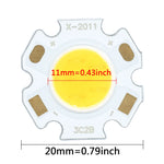 ampoules led cob 3w 5w 7w 10w blanc jaune rond modernes ensembles éclairage downlight