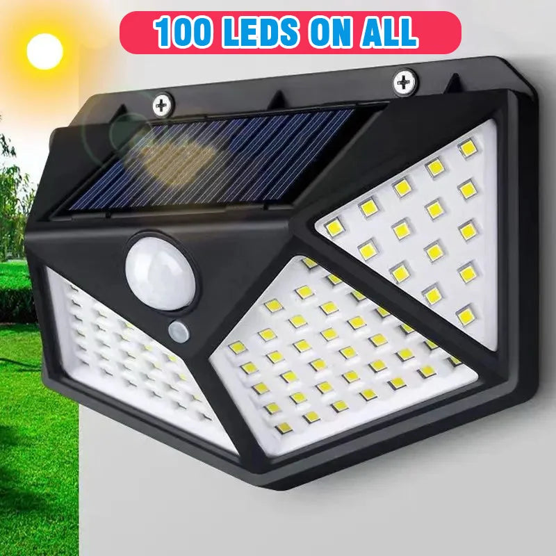 lampes solaires murales détecteur mouvement panneau solaire led noires modernesextérieur fixations visibles quadrillage leds