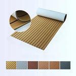tapis sol auto adhésif eva gris marron bleu marine rayures horizontales moderne yacht bateau