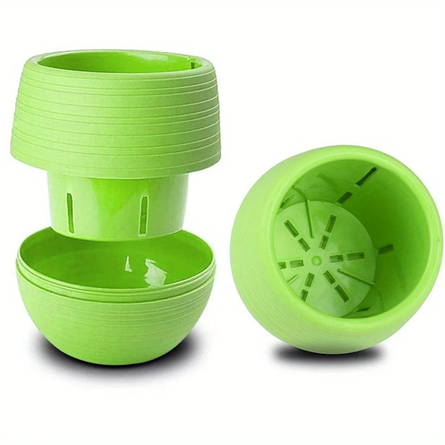 cache pots succulentes couleurs mixtes rayures horizontales moderne minimaliste plastique variété tons vibrant