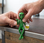 figurine alien gris shaka éclairage led verre bière humoristique décoration intérieure jardin