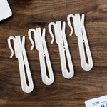 clips suspension blancs ajustables rideaux accessoires décoration maison hooks rideaux