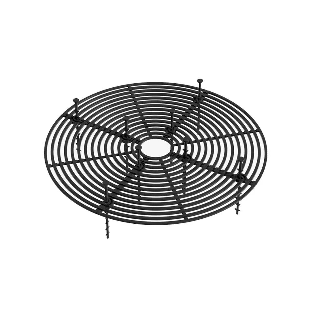 grille support plantes moderne noir marron clair 19cm 30cm 52cm rayonnant