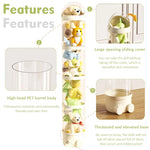 Organisateur de jouets en plastique transparent