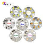 plaque led 5v 3w smd5730 blanc rouge bleu jaune vert violet moderne technologique substract