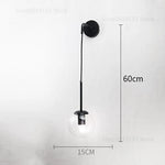 lampe murale moderne or transparent fixée mur ampoule led 220v 249lm 3ans garantie