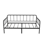 lit moderne cadre métal noir blanc minimaliste assemblage salon étude sieste