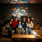 projecteur led motifs animaux deco noel halloween blanc moderne veilleuse vacances lumière colorée rotative