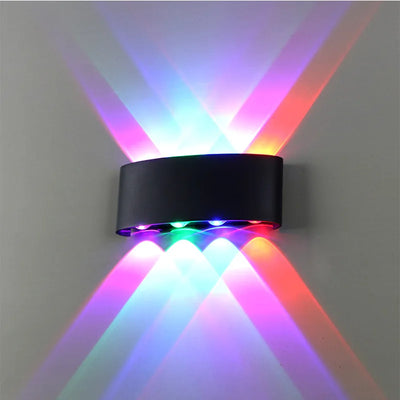 Applique murale LED noire avec détecteur de mouvement pour jardin