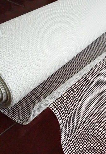 toile protection coton blanc beige maille fine moderne diy tapis brodé scénique 100x150cm