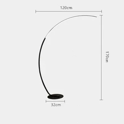 lampe sol moderne blanc lisse intensité variable télécommande base circulaire led chambre salon