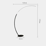 lampe sol moderne blanc lisse intensité variable télécommande base circulaire led chambre salon