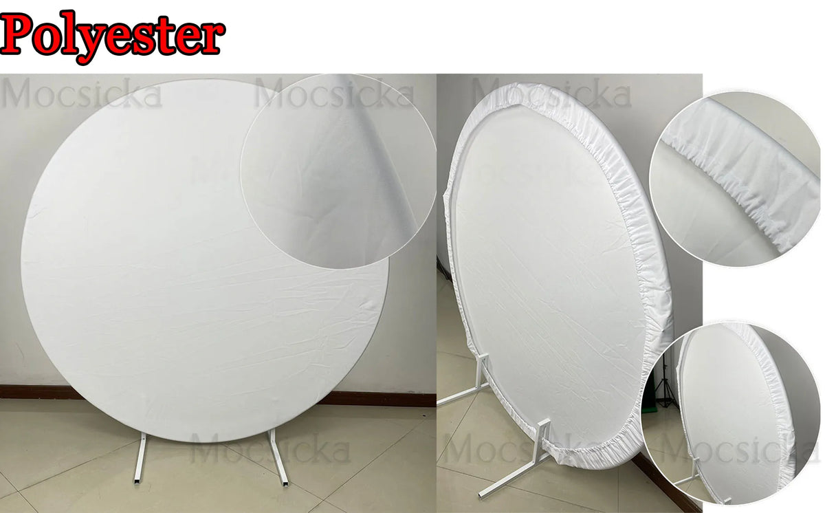 Backdrop photo studio licorne arc ciel table runner pieds métalliques sac transport rose blanc