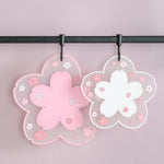 serviettes table rose fleurs blanches moderne non glissantes adhésives décoration intérieure 16cm