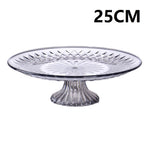 support gateau transparent relief geometrique vis classique grille tailles cupcakes desserts