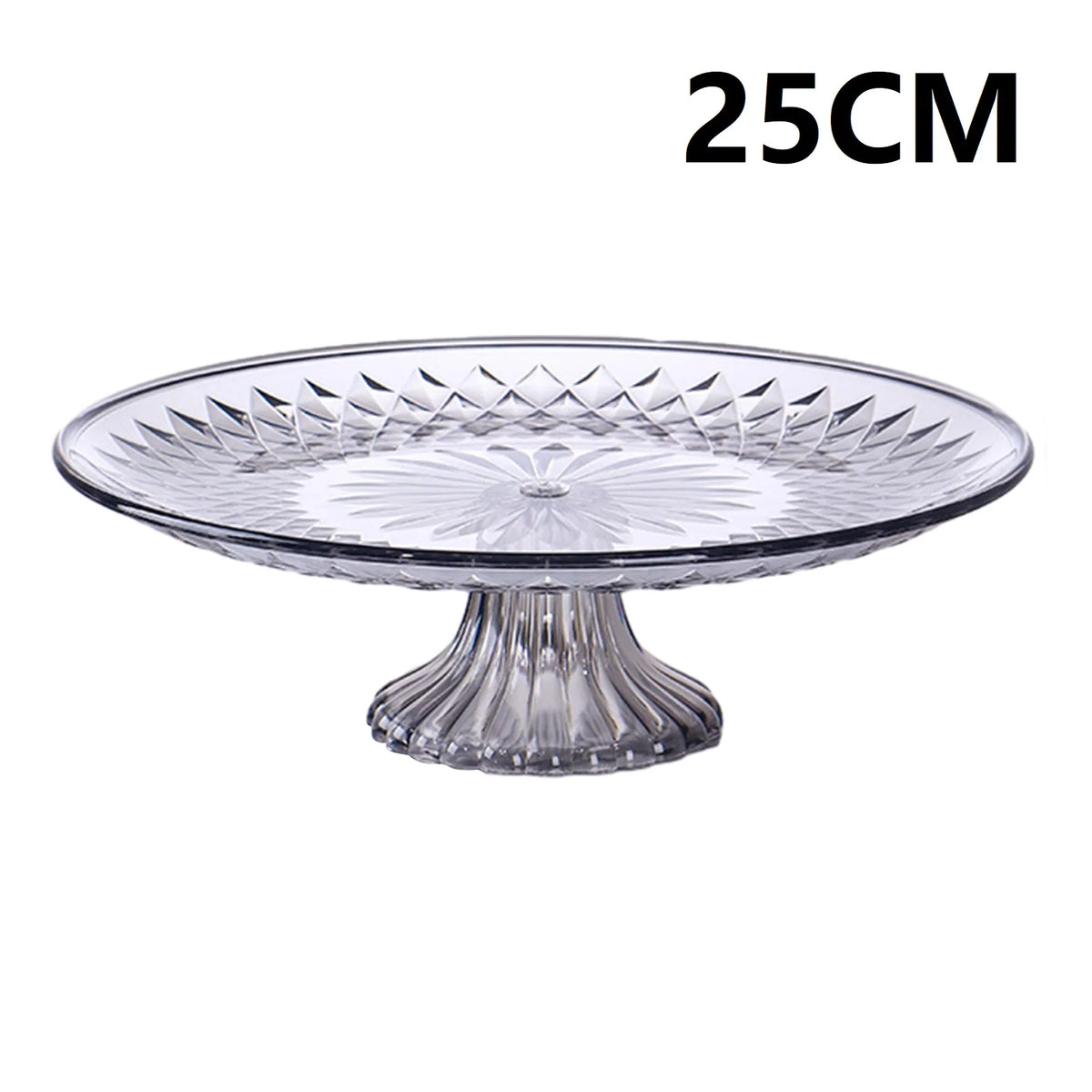 support gateau transparent relief geometrique vis classique grille tailles cupcakes desserts
