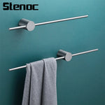 porte serviettes gris métallisé cuivre ajustable sans perçage salle bain moderne fixations