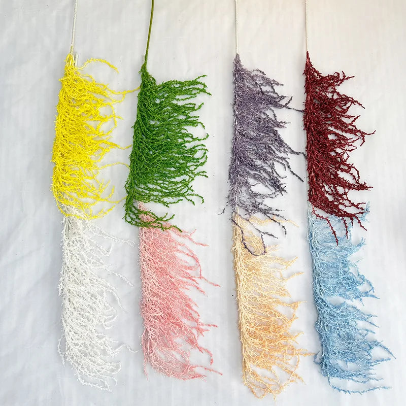 plume artificielle blanche verte bleue rose rouge jaune moderne décoration intérieure extérieure festive