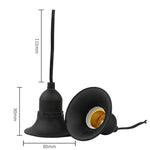 ampoule vis e27 moderne orange noir support filaire certification étanche haute température