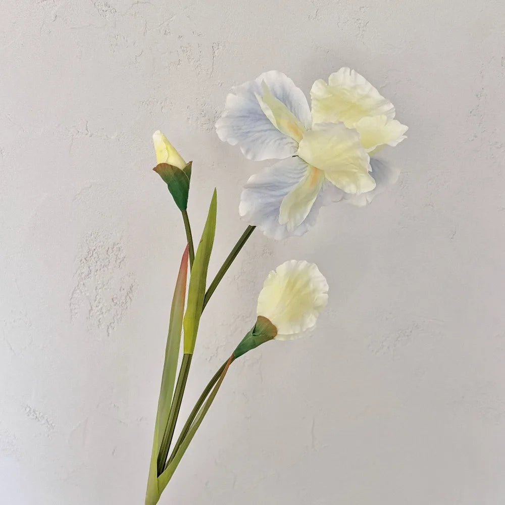 bouquet fleurs artificielles 80cm bleu violet rose blanc jaune modernes intérieur decoration anniversaire nouvel