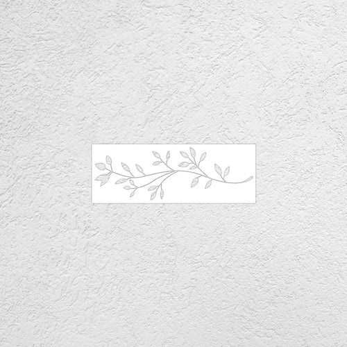 papier peint moderne branches feuilles beige gris opaque adhésif mural décoration intérieure contemporain fixations
