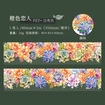 ruban washi multicolore fleurs cactus moderne journal scrapbooking projet diy planner cartes adhésif