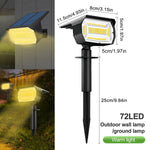 lumière solaire 68 led noire ip65 abs moderne batterie rechargeableextérieur contemporain tringle fixe