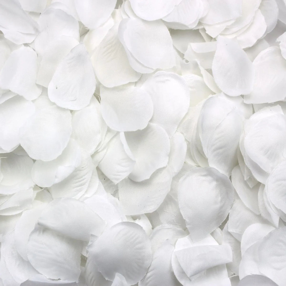 pétales fleurs artificielles blancs décor événement mariage festif 500 unités arrondies reliefs