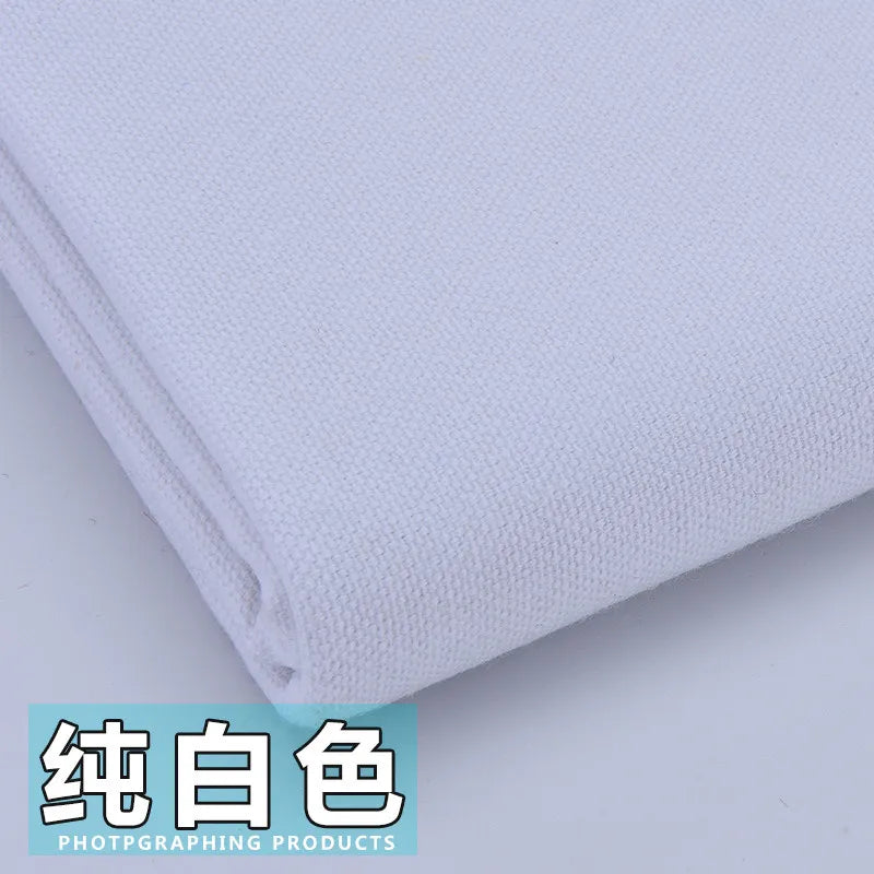 tissu toile coton résistant déchirure uni moderne noir blanc gris bleu vert rouge beige