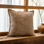 housse coussin polyester géométrique moderne beige marron noir decoration canapé voiture