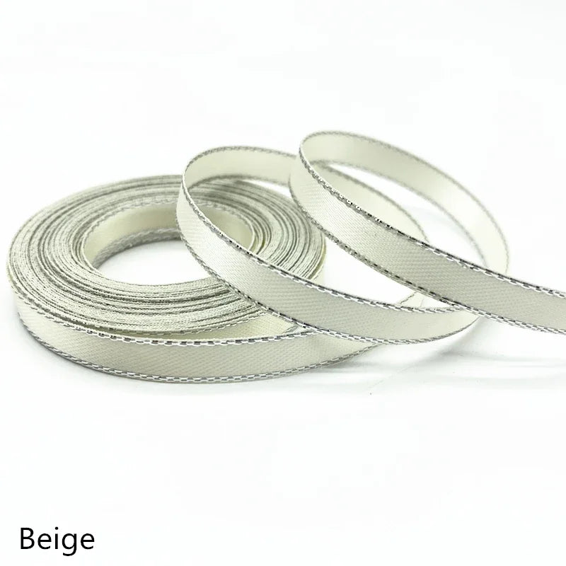 rubans satinés élégants couleur unie opaque 6mm largeur po yards blanc rose rouge bleu