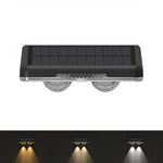 spots solaires led changeants ip65 moderne panneau solaire intégré clips facileextérieur noir mat